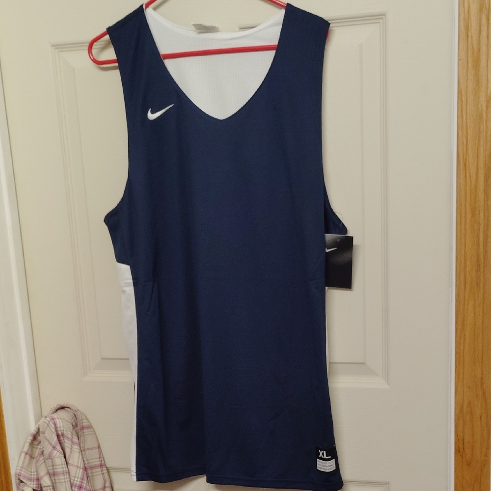 Nike Jersey Mes Navy and White